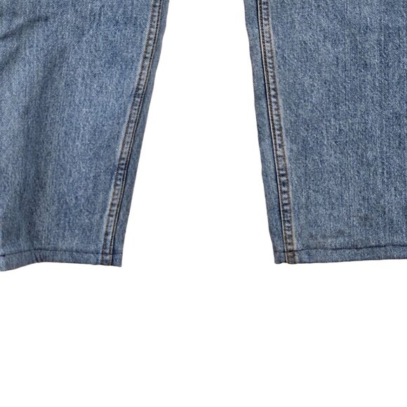 Vintage Levi's 521 Tapered Leg Jeans Womens 16 USA Made 16521-0291 28" Inseam - Picture 3 of 11